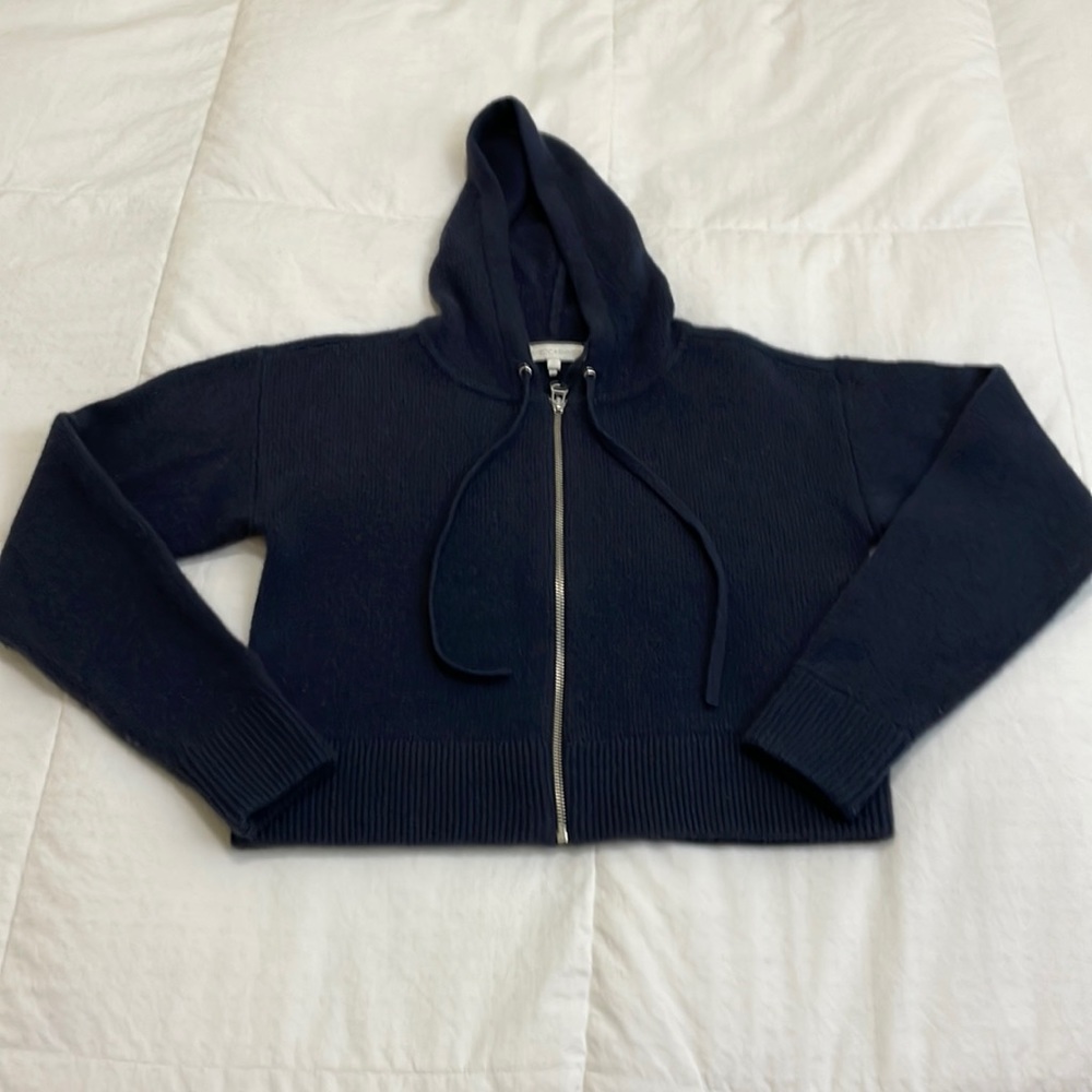 Naked cashmere crop cashmere hoodie xs